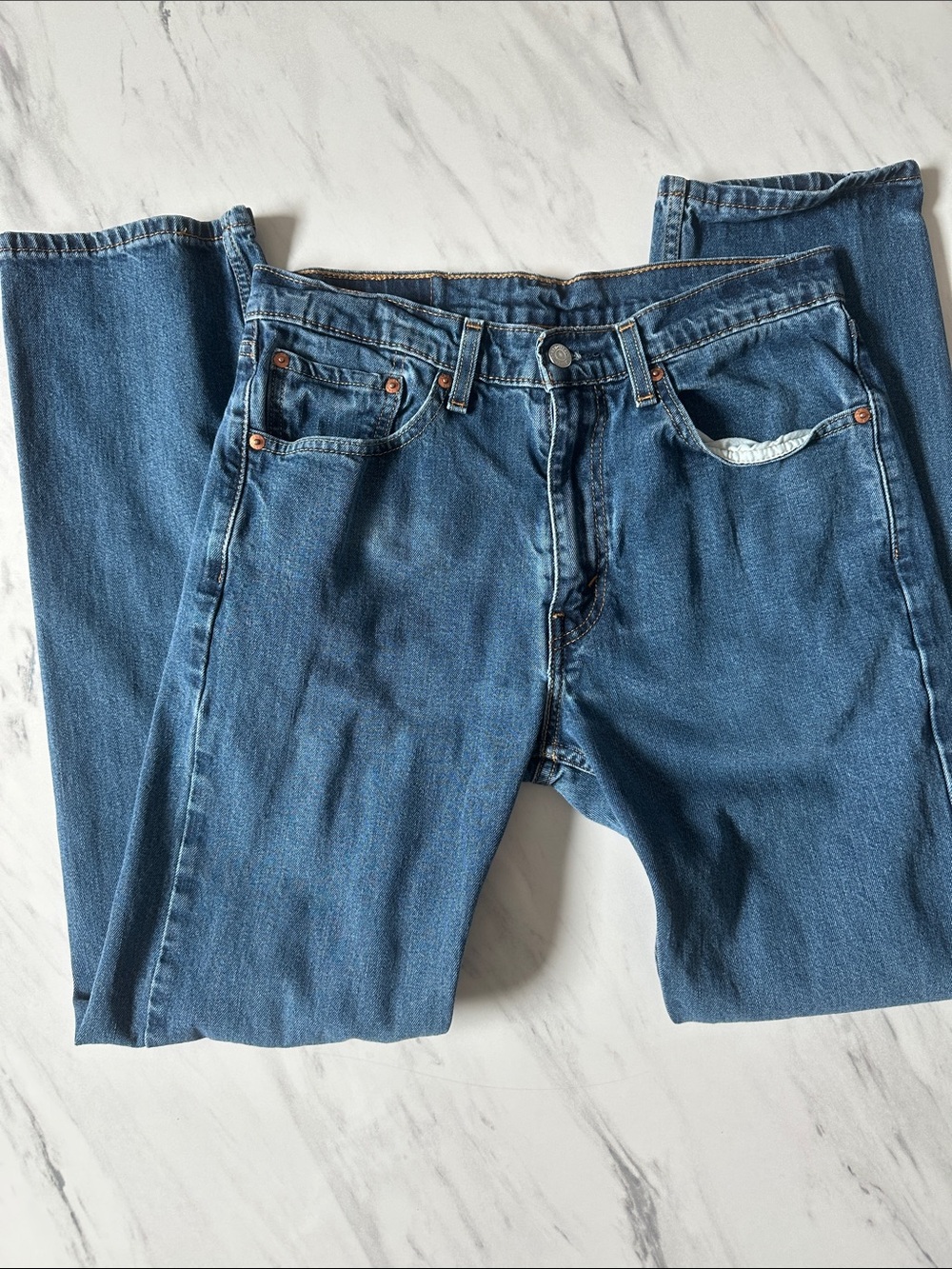 Levi's Men's Medium Blue Straight Jeans